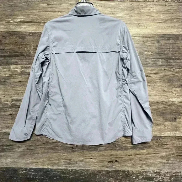 REI Gray Men's Button Down Shirt - Picture 2 of 7